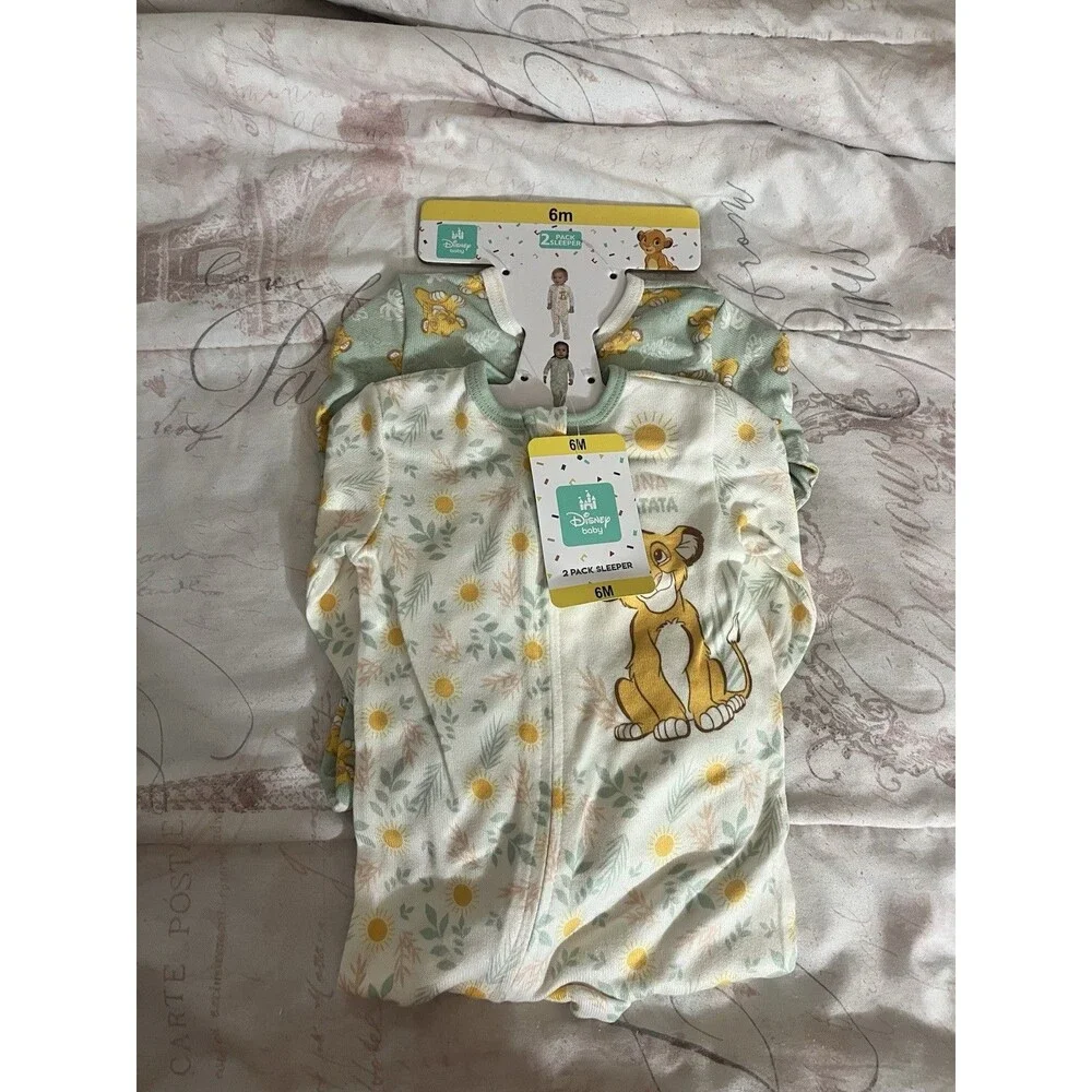 Disney Baby Two-Piece Sleeper Set Lion King Size 6 Months